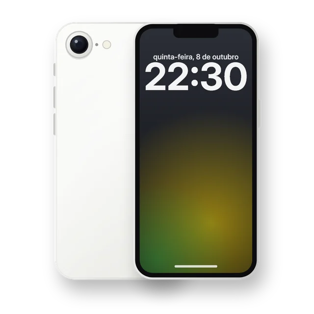 iPhone 16e, 128 GB · branco