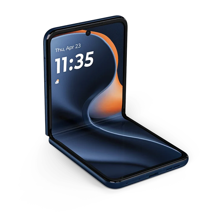 Motorola Razr 60, 256 GB · 12 GB de RAM · azul-marinho